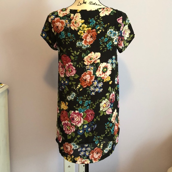 Olivaceous Flowered Mini Dress ❤️ - Picture 5 of 8